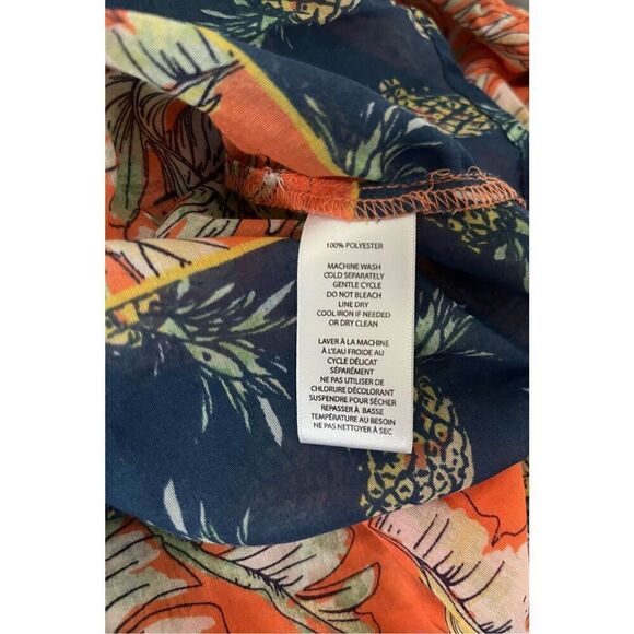 Beach‎ by BeachLunchLounge Pineapple Tropical Beach Coverup Mini Dress - Picture 4 of 4